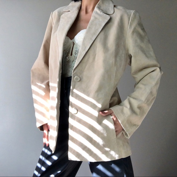 VTG Leather Blazer - Picture 3 of 5